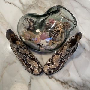 Jimmy Choo Python Ankle Boots